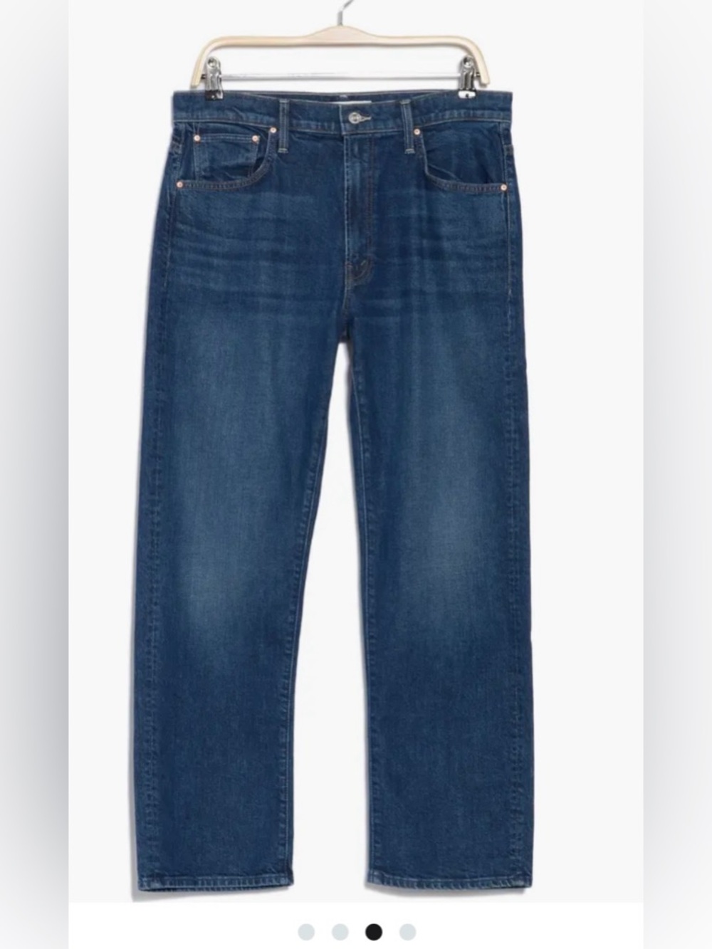 MOTHER The Ditcher Zip Hover Women’s Jeans in Cannonball wash. Size 28